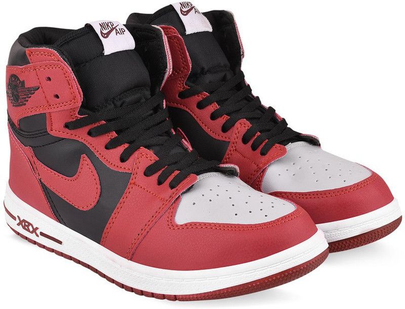 AIRJORDEN-1 High Tops For Men  (Red)