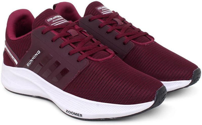 Columbus Columbus/STINGER_MAROON/WHITE/Men Sports Shoes Outdoors For Men  (Maroon)