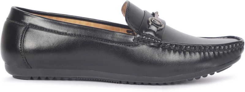 Men Stylish Casual Shoes Loafers For Men  (Black)