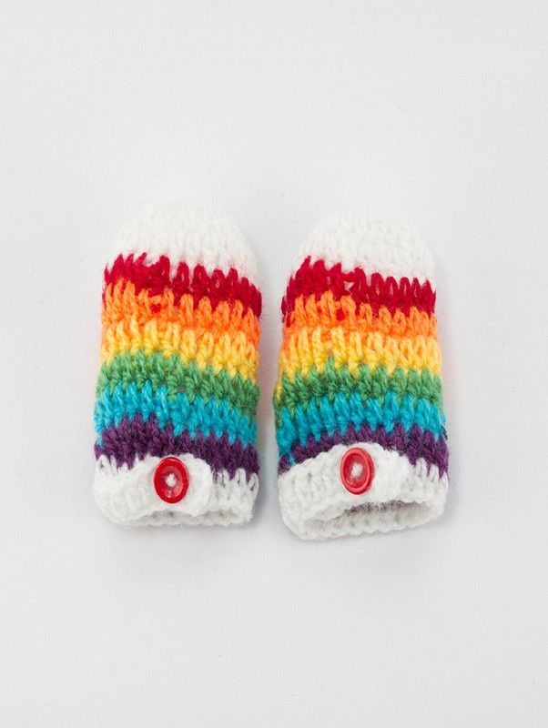 Knits&Knots Warm Soft bootie For Girls/Boys Booties  (Toe to Heel Length - 9 cm, Multicolor)