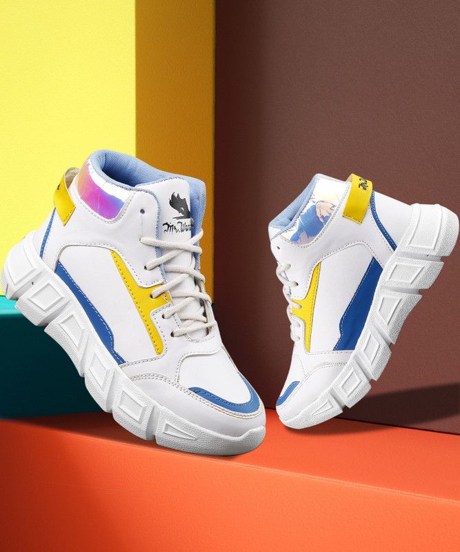 Women Colourblocked Deziner Sports shoes Running Shoes For Women  (White)