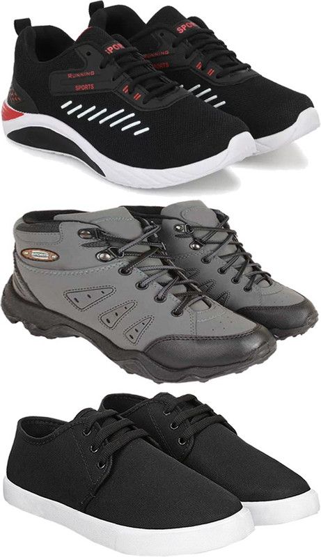 Swiggy Sports Shoes For Men |Latest Stylish Sports For Men(Pack Of 3) Casuals For Men  (Multicolor)