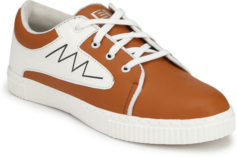 Stylish Casual Sneakers For Men  (Tan)