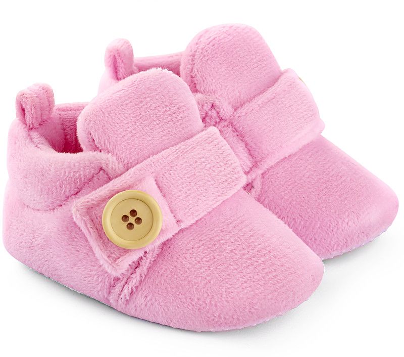 Baby Luv 3 To 12 Month Unisex Baby Booties  (Toe to Heel Length - 12 cm, Light Pink)