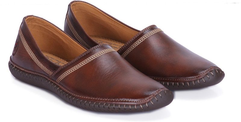 Men's kolhapuri Mojaris For Men  (Brown)