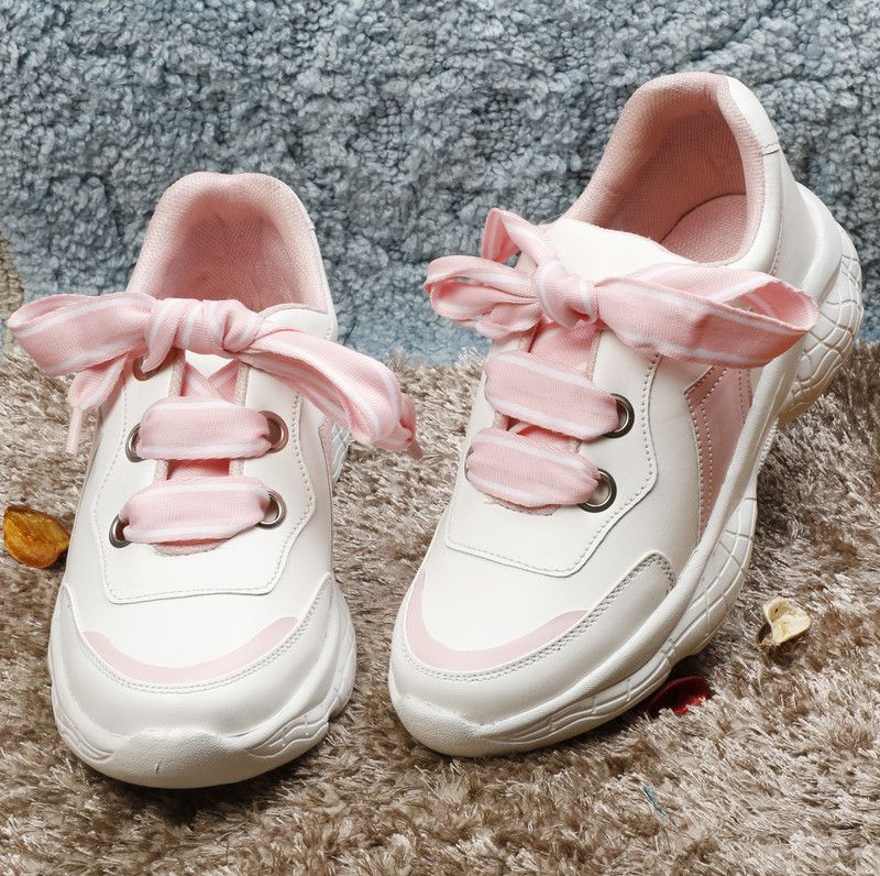 Presents You a Elegant And Trendy Fasionable Shoes For Ladies/Girl's Sneakers For Women  (Pink)