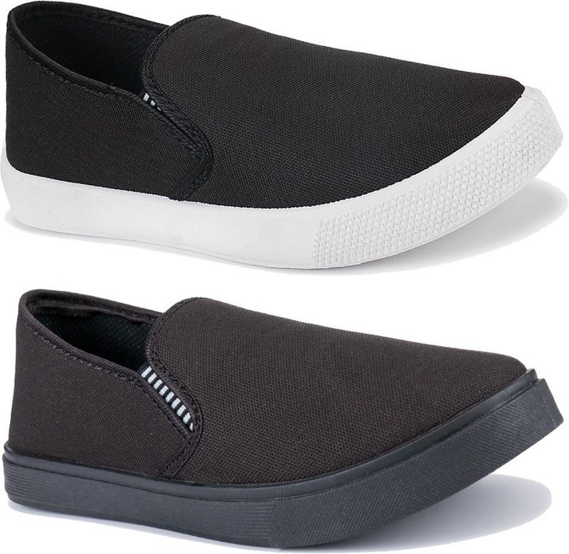 Xurious Men Multicolor Casual Loafers Shoes (Pack of 2) (Combo(ZO)-1199-1141) Loafers For Men  (Multicolor)