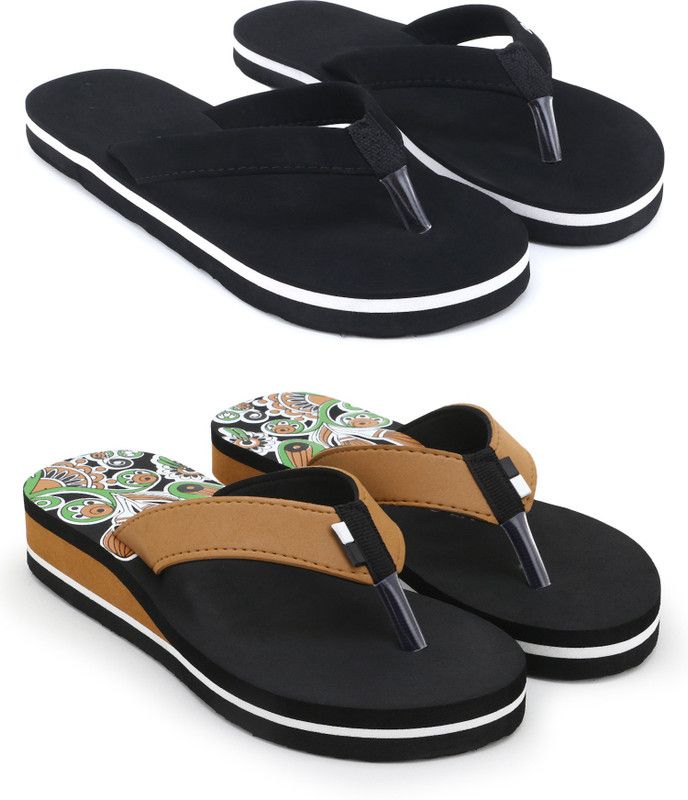 Slippers  (Black, Brown 7)