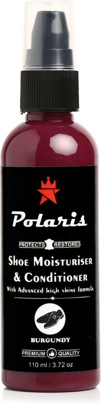 Polaris High Shine Shoe Moisturizer and Conditiner (Burgandy) Shiner  (Leather, Purple)