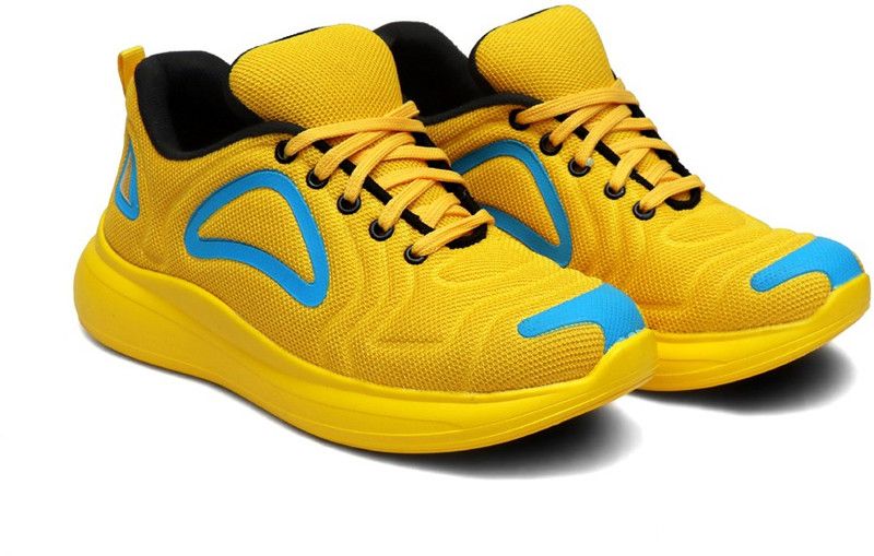 Walking Shoes For Men  (Yellow)