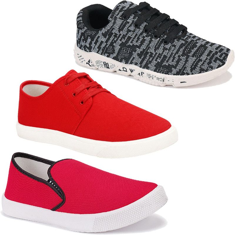 Combo-(3)-1214-1077-1197 Casual & Sports Shoes (Loafers Shoes) Walking Shoes For Men  (Multicolor)