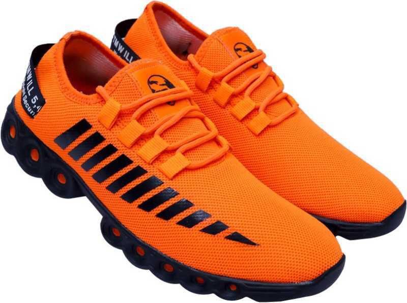 Running Shoes For Men  (Orange)