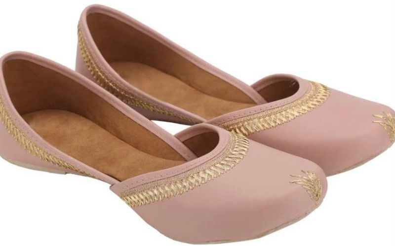 Pink_Punjabi_Jutti_04 Bellies For Women  (Pink)