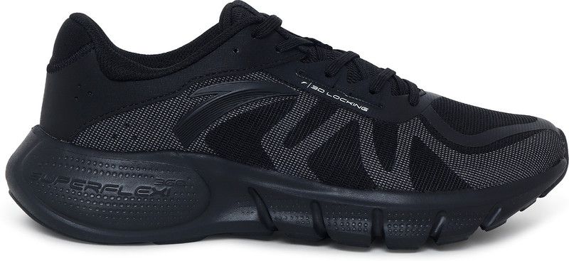 Superflexi Black Sandstorm Grey Solid Men Sport Training & Gym Training & Gym Shoes For Men  (Black)