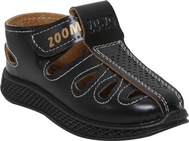 Boys & Girls Strappy Sandals  (Black)