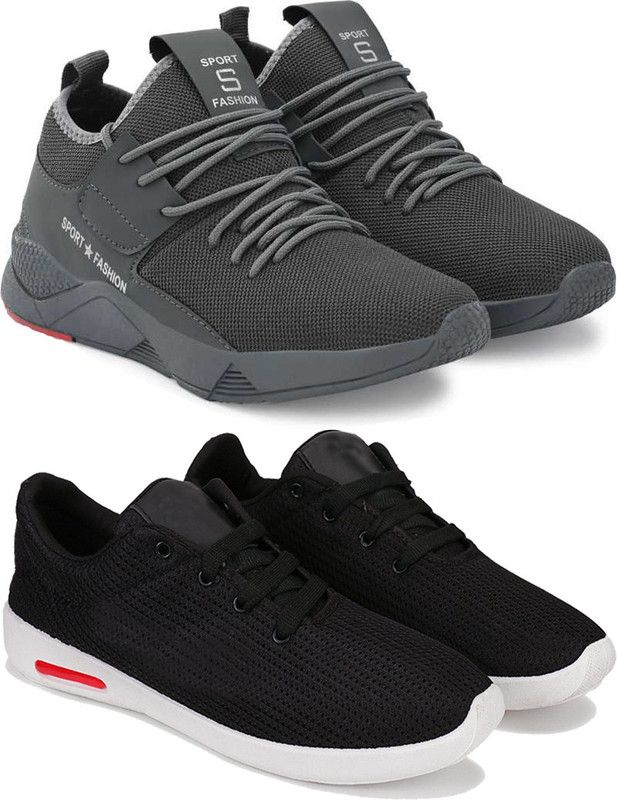 Casuals For Men  (Grey, Black)
