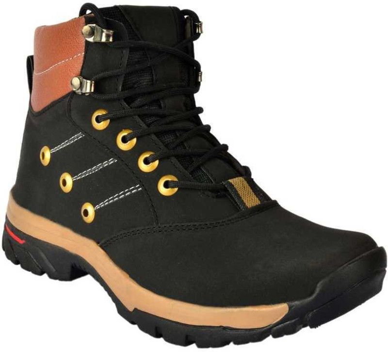 Stylish Boot for men Boots For Men  (Black)