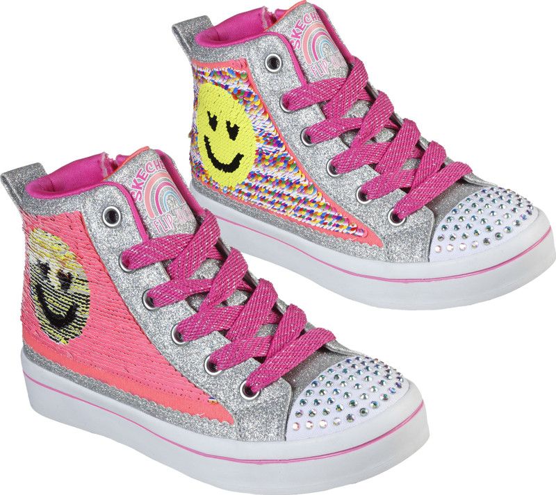 Lace Sneakers For Girls  (Multicolor)