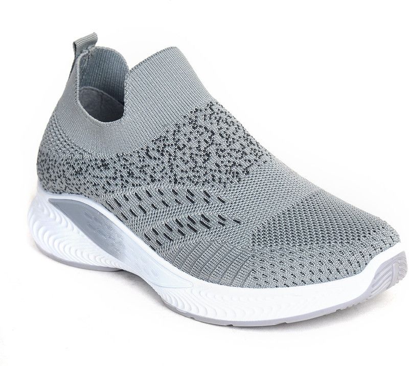 Lightweight Running Shoes For Men  (Grey)