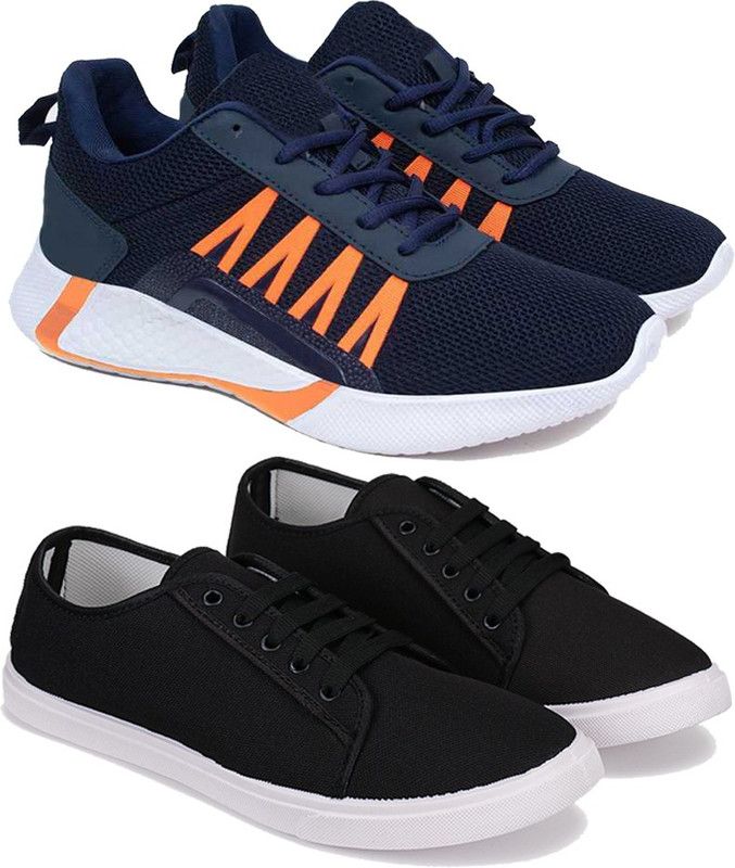 Sporter Men Multicolor Casual Sneakers Shoes (Pack of 2) (Combo(ZO)-1721-3206) Sneakers For Men  (Multicolor)