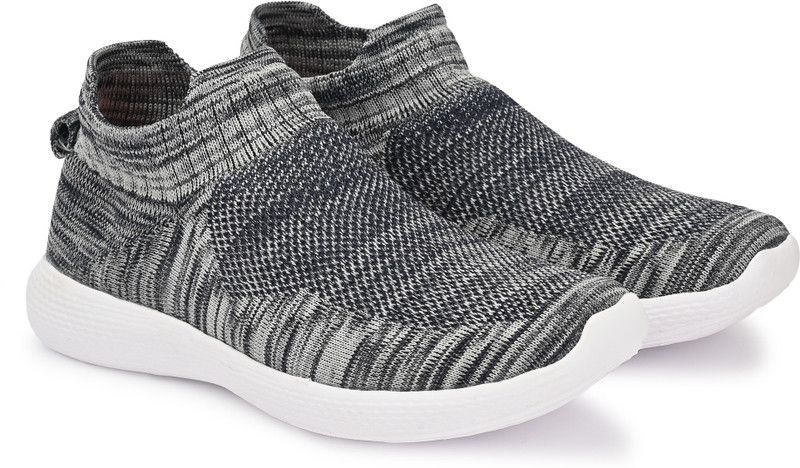 Running Shoes For Men  (Grey, White)