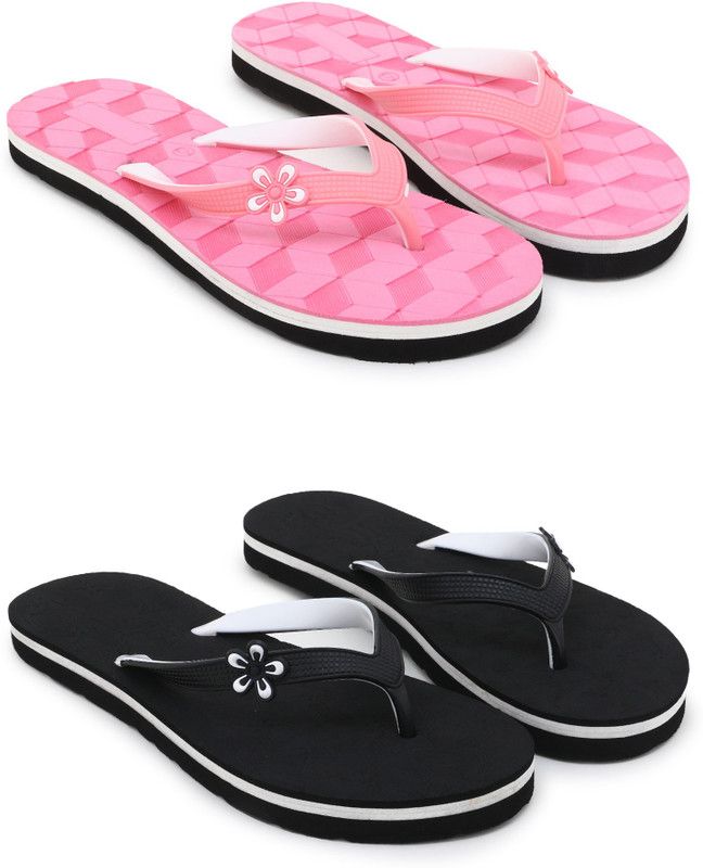 Slippers  (Pink, Black 7)