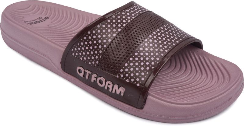 Women Blush & Purple Solid Comfortable Flip Flops Sliders and Slippers for Girls Flip Flops  (Purple 4)