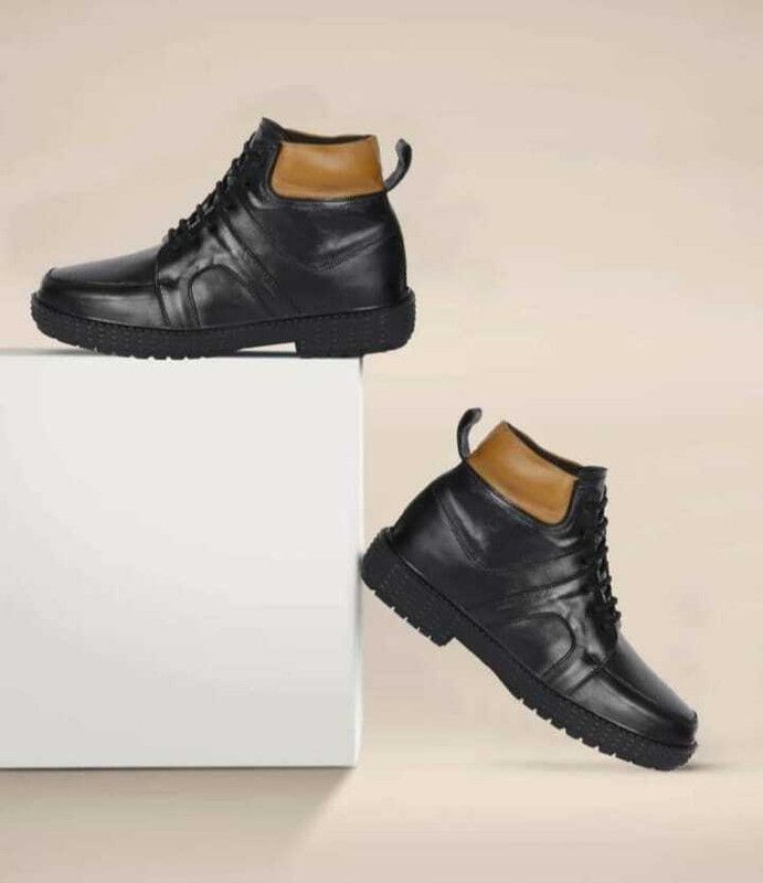 Boots for men (Black) Outdoors For Men  (Black)