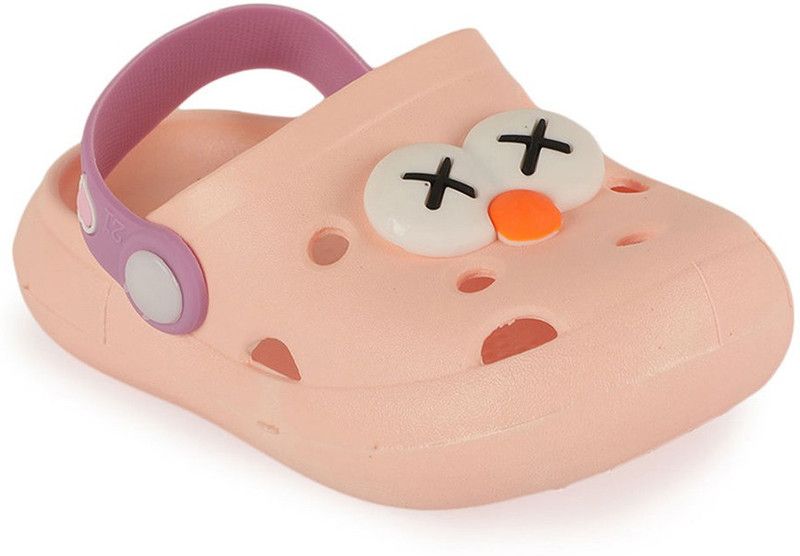Sling Back Clogs For Girls  (Pink)