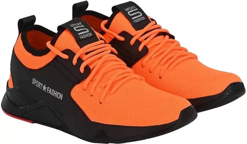 Vrino Sports Shoes For Men| Running,Walking,gym Trekking and hiking Shoes Running Shoes For Men  (Orange)