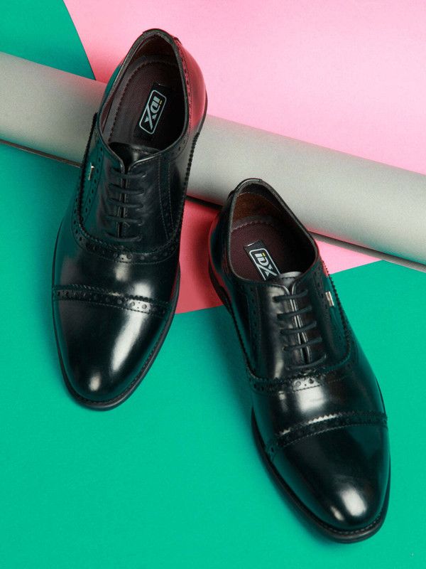 Lace-Up Oxford Formal Shoes Casuals For Men  (Black)