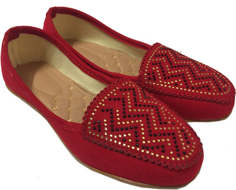 Stylish and Casual Bellies or Belly Shoe For Women Bellies For Women  (Red)