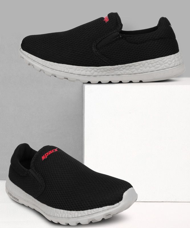 Men SM-375 Black Red Walking Shoes For Men  (Black)