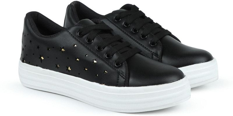 Perfect Stylish Casual Shoes For Girls & Women's Casuals Sneakers For Women  (Black)