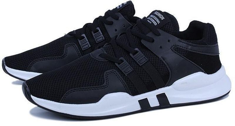 Men's Shoes Jogging Sneaker Outdoor Sports Soft Shoes Damping Running Sneaker & Sneakers For Men  (Black)