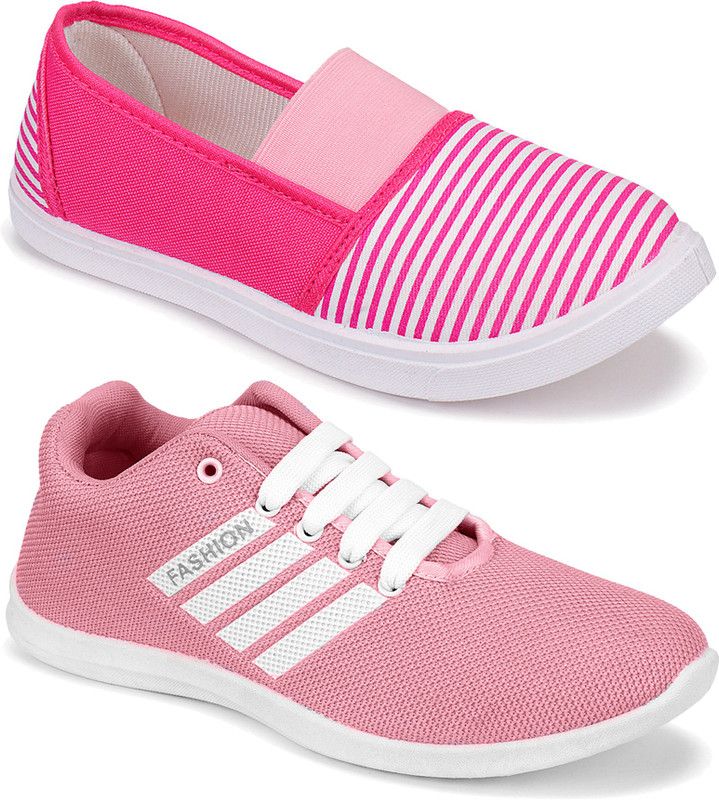 Combo Pack of 2 Latest Collection Stylish shoes Casuals For Women  (Multicolor)