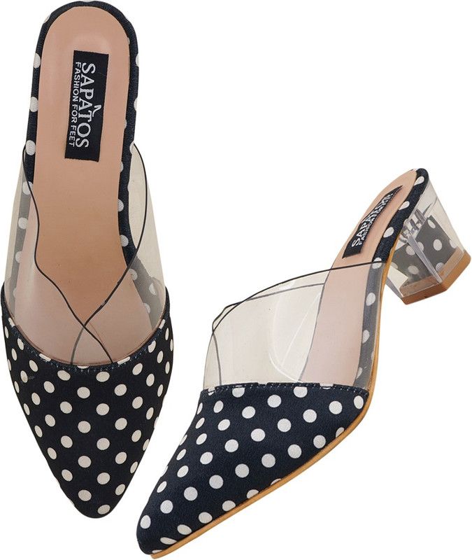 Women Black Heels Sandal