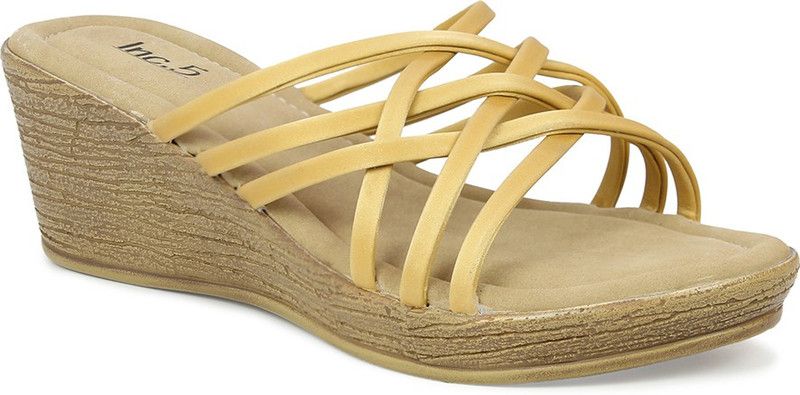 Women Yellow, Brown Sandal