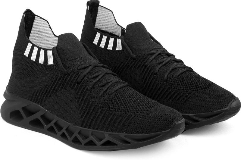 Fashionable Black Sport Shoes for Men. Running Shoes For Men  (Black)