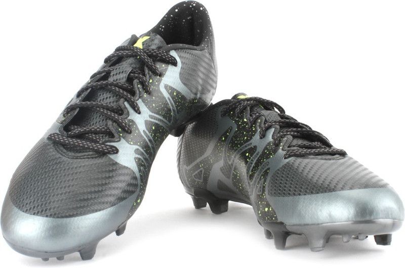 X 15.3 FG/AG Football Shoes For Men  (Black)
