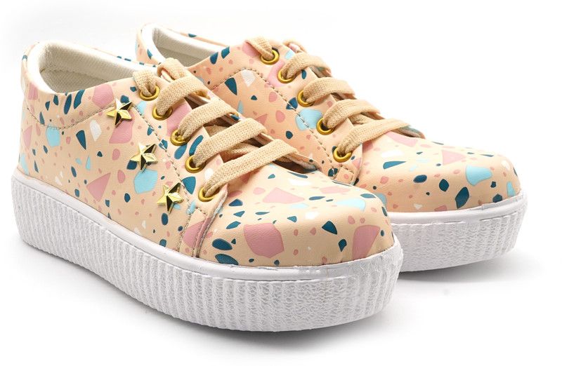 Bouncer-01 Running shoes for girls | party wear shoes for girls | Latest Stylish Casual sneakers for girls | Lace up lightweight shoes for running, walking,m trekking, & party shoes Sneakers For Women  (Multicolor)