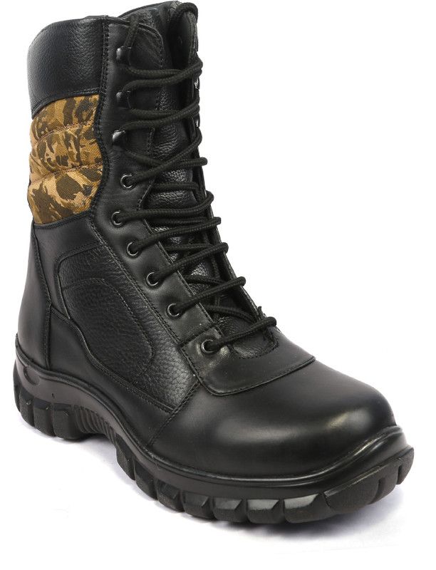 ARMY STYLE Boots For Men  (Black)