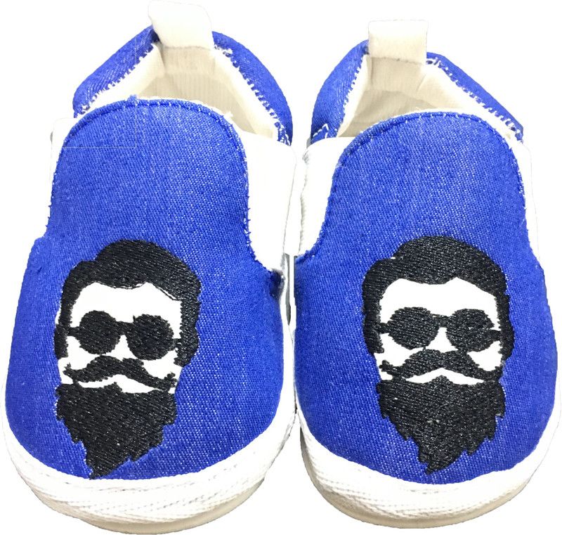 ICABLE Booties  (Toe to Heel Length - 10 cm, Blue)