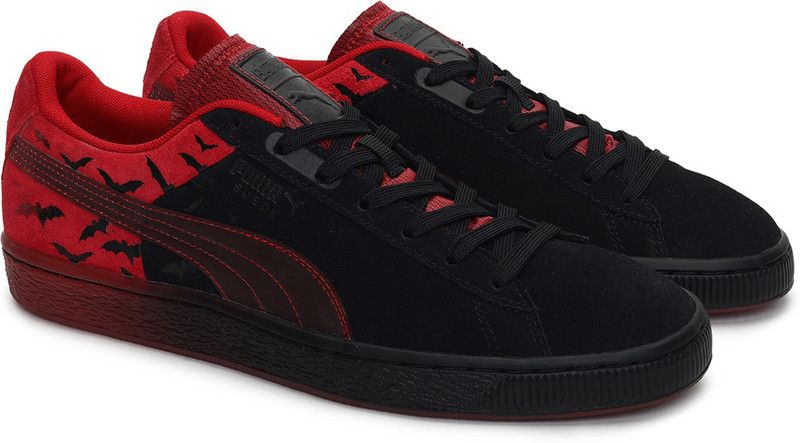 Suede Classic Batman Sneakers For Men  (Black)