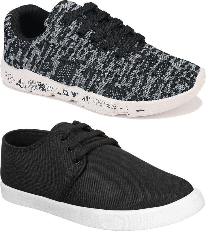 Combo-Casual & Sports Shoes (Loafers Shoes) Walking Shoes For Men  (Multicolor)