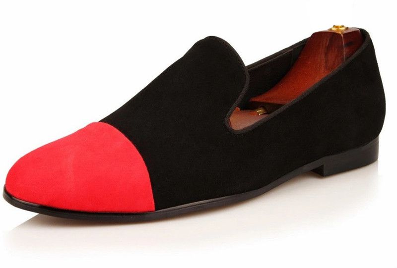 Party Wear For Men  (Black, Red)