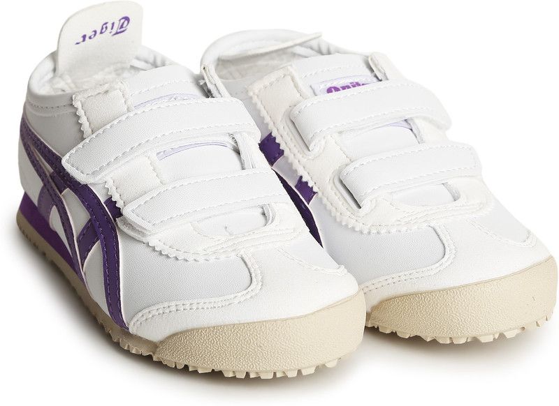 Velcro Running Shoes For Boys & Girls  (White)