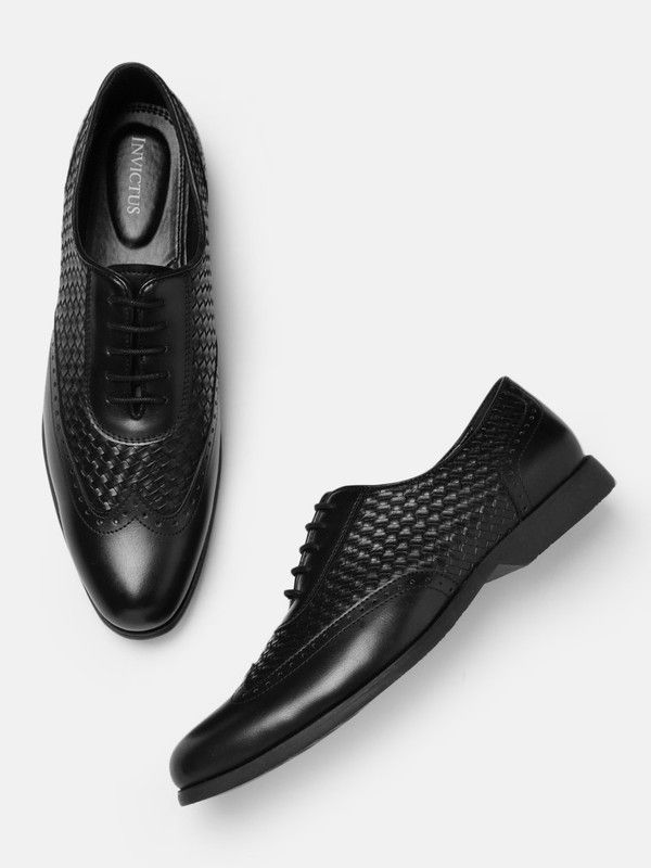 Synthetic Leather|Comfort|Summer|Trendy|Walking|Outdoor|Daily Use For Men Oxford For Men  (Black)