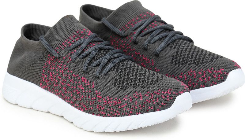 Elasto 04 Sports Running Shoes For Women  (Grey)