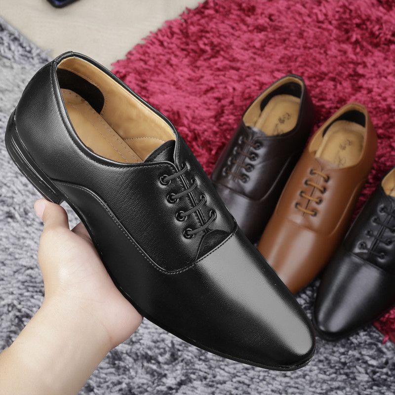 Formal, Office, Party and Outdoor Wear, for Youth, Boys and Men. Derby For Men  (Black)